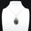 Ciondolo a goccia in labradorite - 2