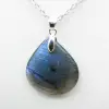 Ciondolo a goccia in labradorite - 2