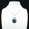 Ciondolo a goccia in labradorite - 4