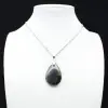 Ciondolo a goccia in labradorite - 1