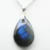 Ciondolo a goccia in labradorite - 2