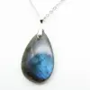 Ciondolo a goccia in labradorite - 2