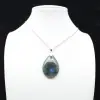 Ciondolo a goccia in labradorite - 6