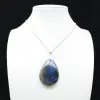 Ciondolo a goccia in labradorite - 1