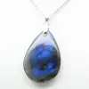 Ciondolo a goccia in labradorite - 2