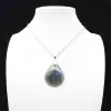 Ciondolo a goccia in labradorite - 9