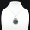 Ciondolo a goccia in labradorite - 1