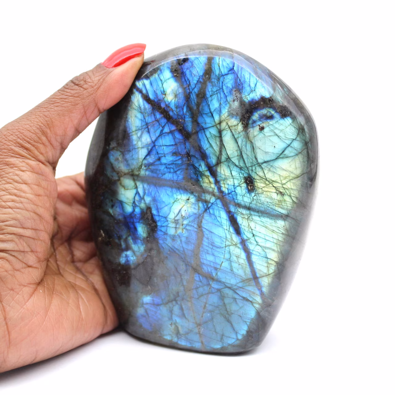 Labradorite naturale lucidata per ornamento