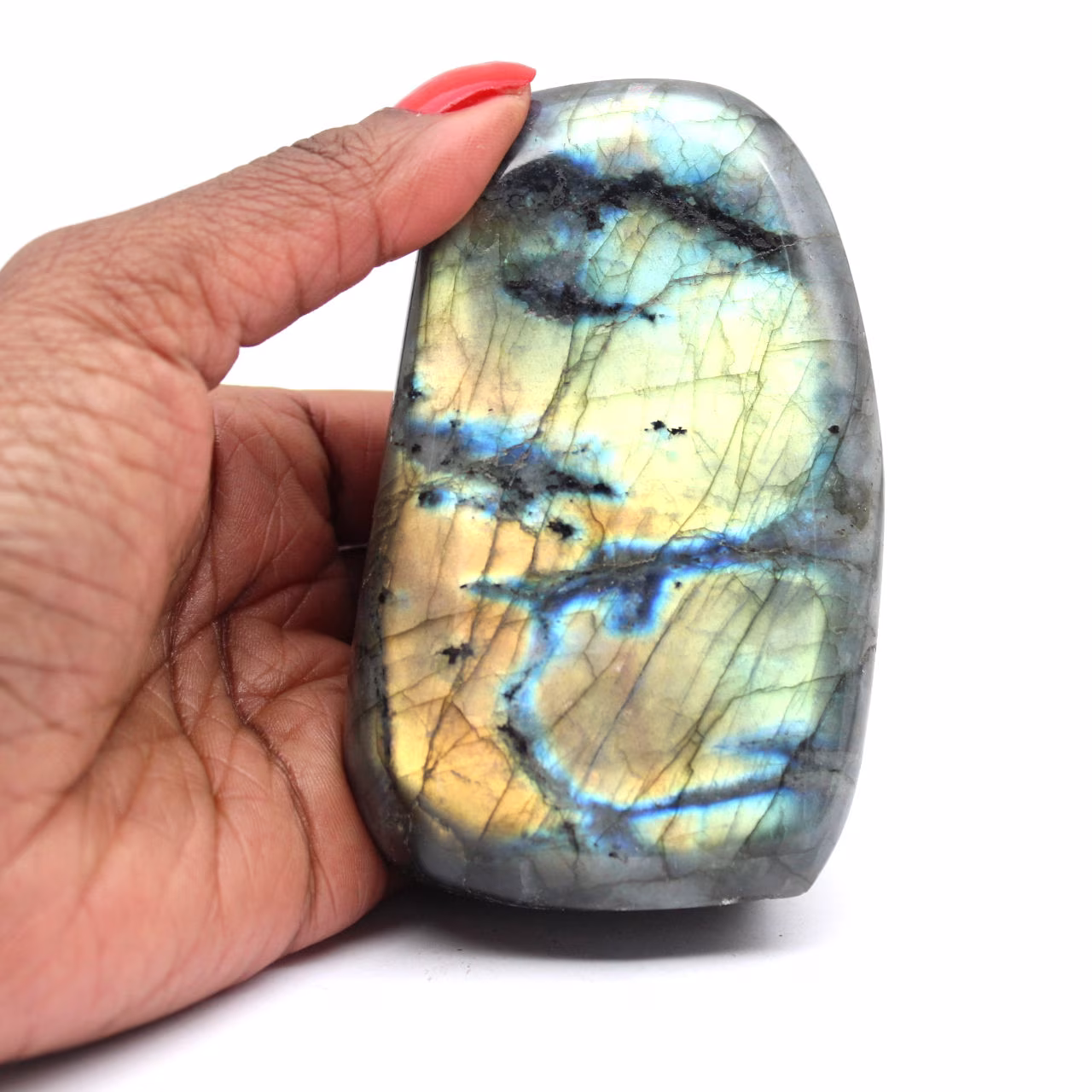 Pietra naturale di labradorite lucidata