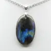 Ciondolo ovale in labradorite - 1