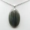 Ciondolo ovale in labradorite - 2