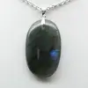 Ciondolo ovale in labradorite - 1