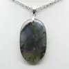 Ciondolo ovale in labradorite - 1