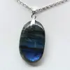 Ciondolo ovale in labradorite - 1
