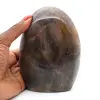 Pietra di luna nera forma libera - 2