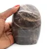 Roccia microclinale nera naturale - 1