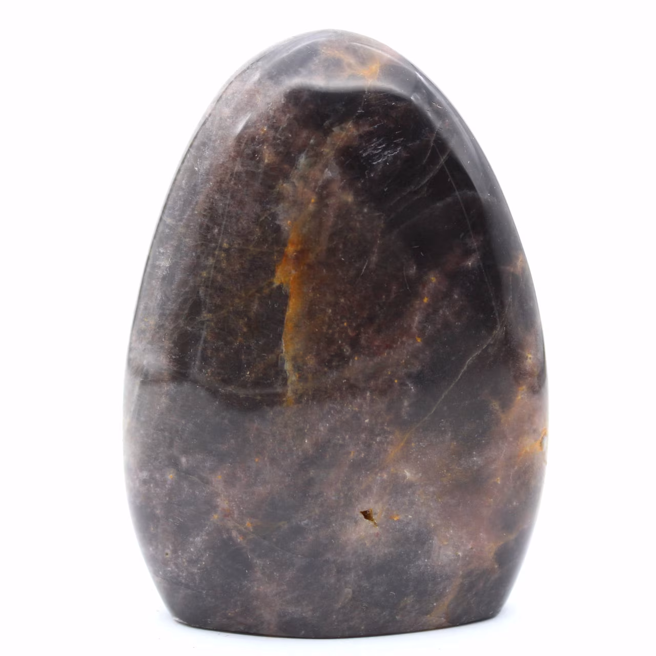 Pietra di luna nera naturale da collezione