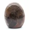 Pietra di luna nera lucidata a forma libera - 5