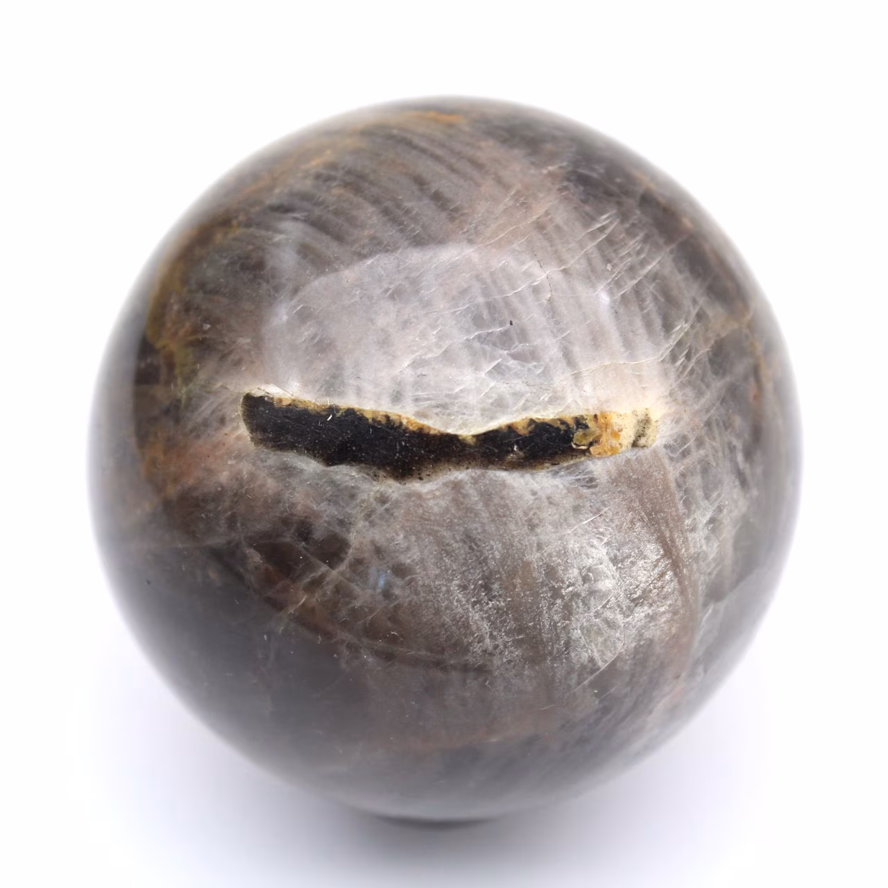 Sfera di microclino nero