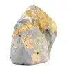 Ornamento minerale: diaspro a forma di bombo lucidato dall'Indonesia - 7