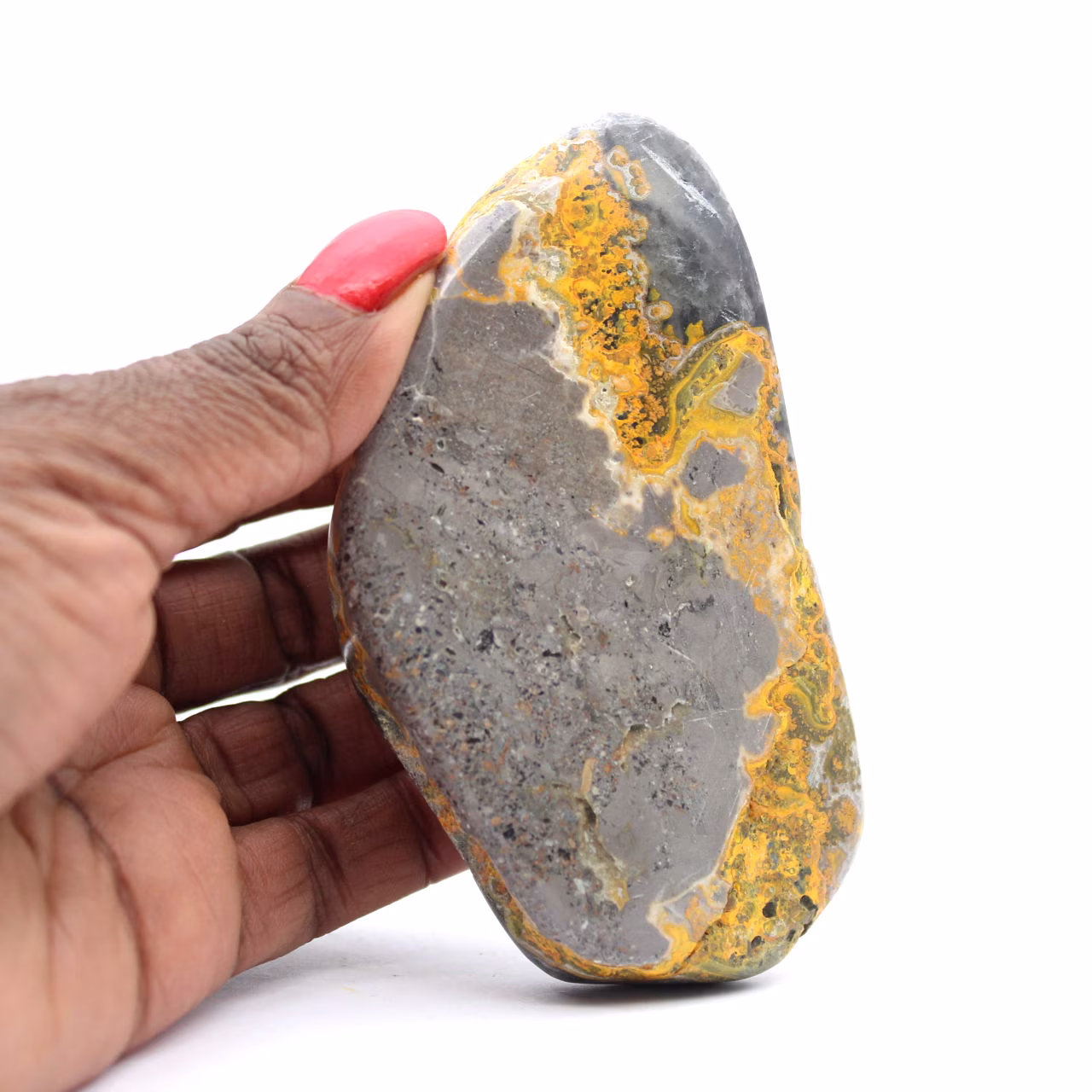 Jasper calabrone indonesiano: pietra decorativa lucidata