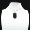 Pendente rettangolare in labradorite - 1
