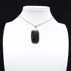 Pendente rettangolare in labradorite