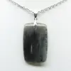 Pendente rettangolare in labradorite - 1