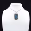 Pendentif rectangle en labradorite