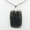 Pendente rettangolare in labradorite - 1