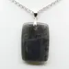 Pendente rettangolare in labradorite - 2