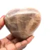 Pietra di luna del Madagascar: cuore - 1
