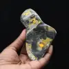 Grande decorazione in pietra naturale di diaspro a forma di calabrone - 1