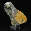 Grande decorazione in pietra naturale di diaspro a forma di calabrone - 3