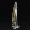 Roccia di diaspro calabrone lucidata Scienza dei minerali - 3