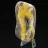 Piccola decorazione minerale a forma di calabrone in diaspro
