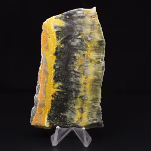 Esemplare compatto e levigato di Bumblebee Jasper