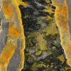 Fetta di diaspro ape - Rilievo sedimentario - 7