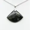 Ciondolo Kambamba Jasper a forma di ventaglio - 1