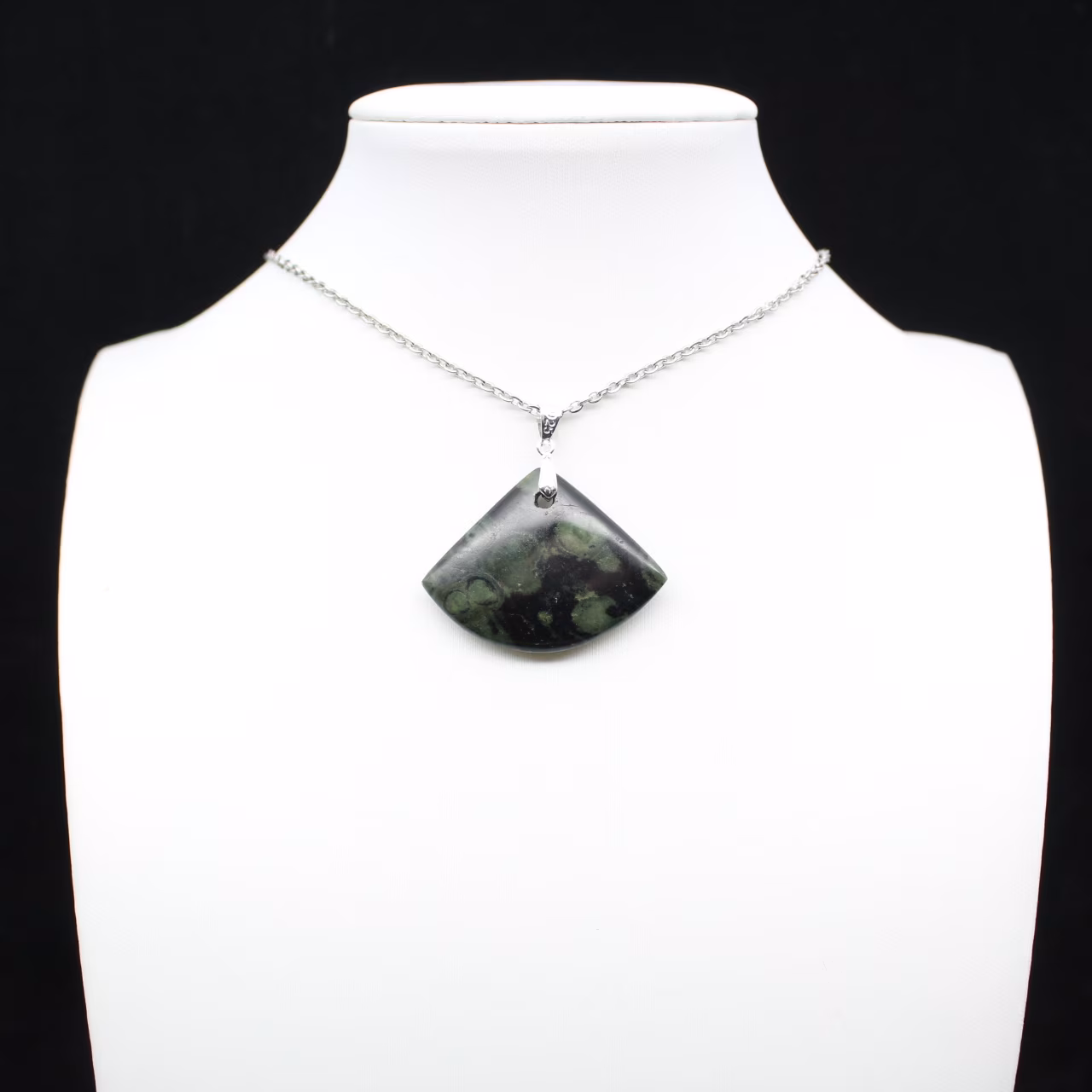 Ciondolo Kambamba Jasper a forma di ventaglio