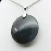 Ciondolo rotondo in labradorite - 1