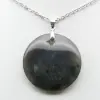 Ciondolo rotondo in labradorite - 2