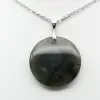 Ciondolo rotondo in labradorite - 2