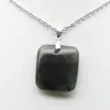 Ciondolo in labradorite quadrata - 2