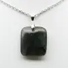 Ciondolo in labradorite quadrata - 1