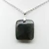 Ciondolo in labradorite quadrata - 2