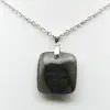 Ciondolo quadrato in labradorite - 1