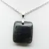 Ciondolo in labradorite quadrata - 1