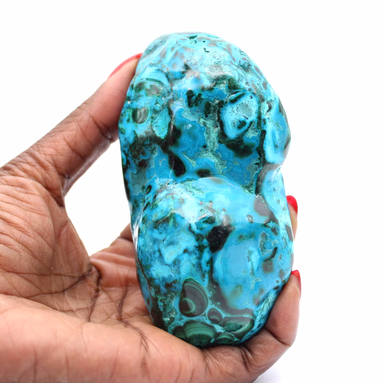 Crisocolla ornamentale del Congo
