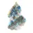 Fetta autentica di pietra di Azurite Malachite per decorazione
